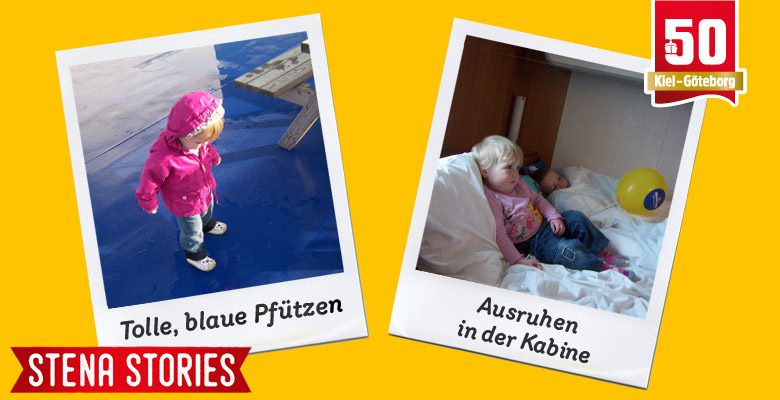 Stena Line - An Deck und in der Kabine